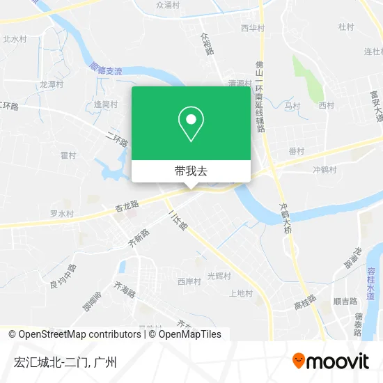 宏汇城北-二门地图