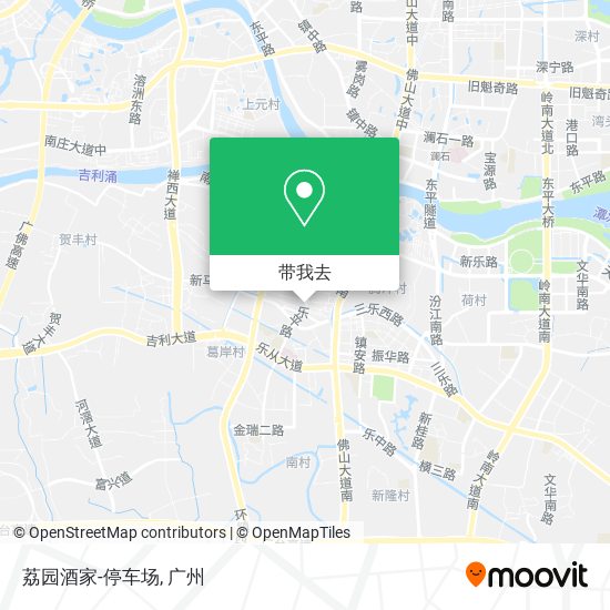 荔园酒家-停车场地图