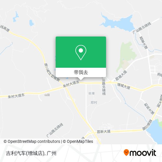 吉利汽车(增城店)地图