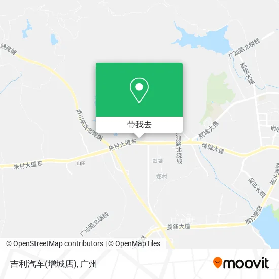 吉利汽车(增城店)地图