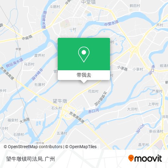望牛墩镇司法局地图