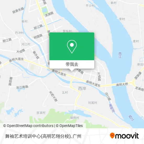 舞袖艺术培训中心(高明艺翎分校)地图