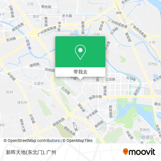新晖天地(东北门)地图