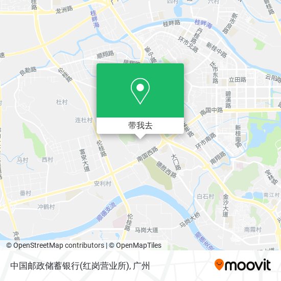 中国邮政储蓄银行(红岗营业所)地图