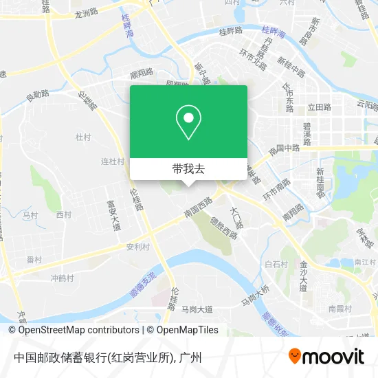 中国邮政储蓄银行(红岗营业所)地图