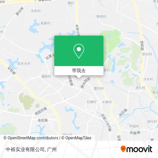中裕实业有限公司地图
