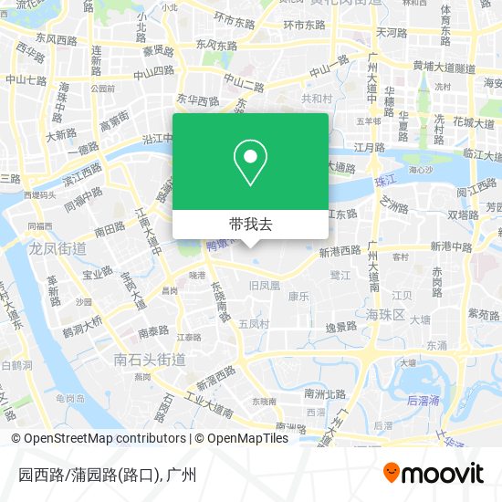 园西路/蒲园路(路口)地图