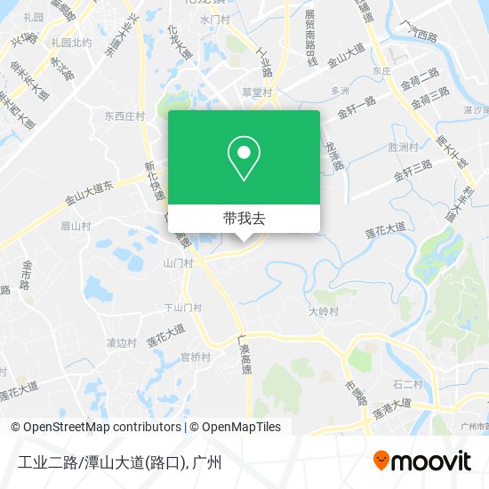 工业二路/潭山大道(路口)地图