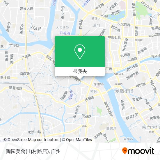 陶园美食(山村路店)地图