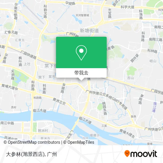 大参林(旭景西店)地图