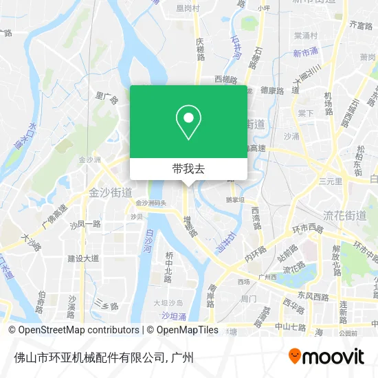 佛山市环亚机械配件有限公司地图