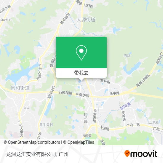 龙洞龙汇实业有限公司地图