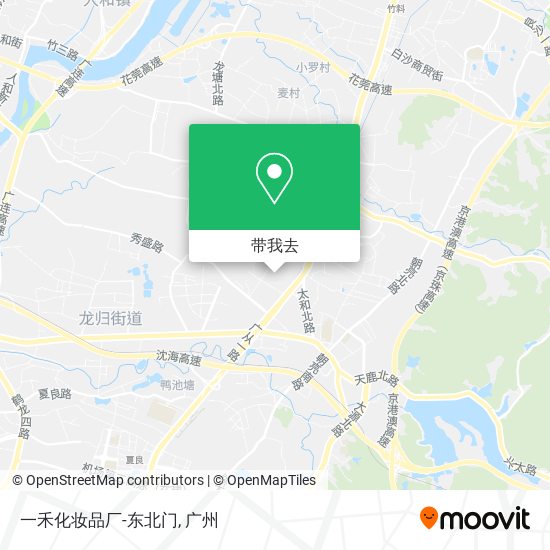 一禾化妆品厂-东北门地图
