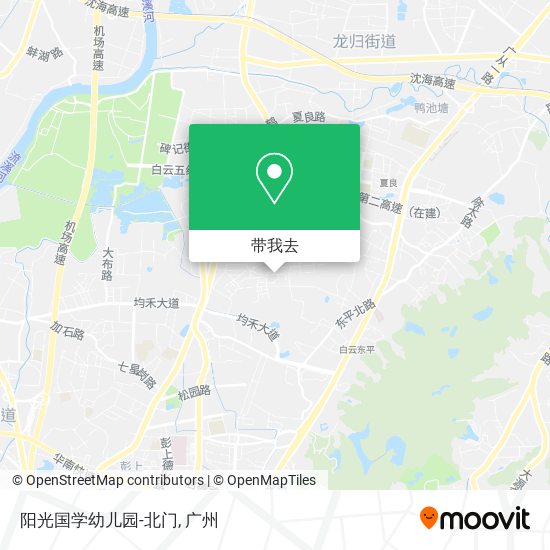 阳光国学幼儿园-北门地图