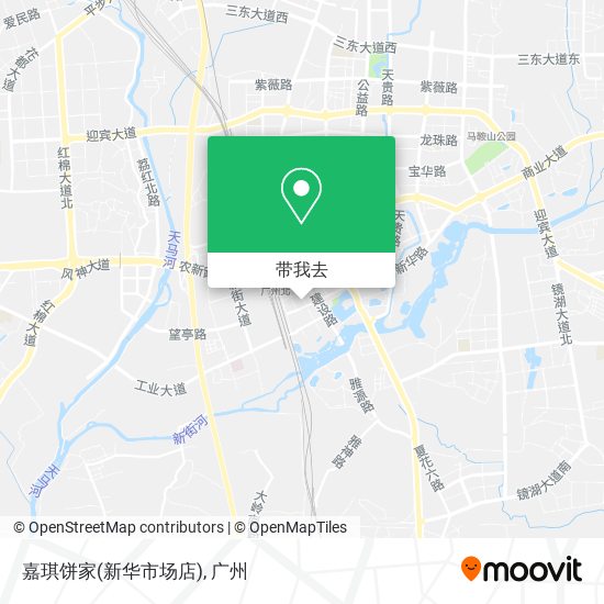 嘉琪饼家(新华市场店)地图