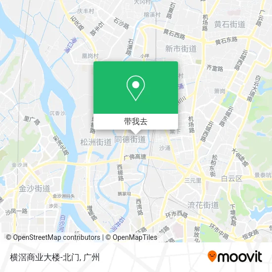 横滘商业大楼-北门地图