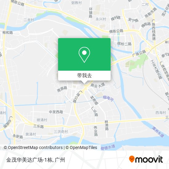 金茂华美达广场-1栋地图