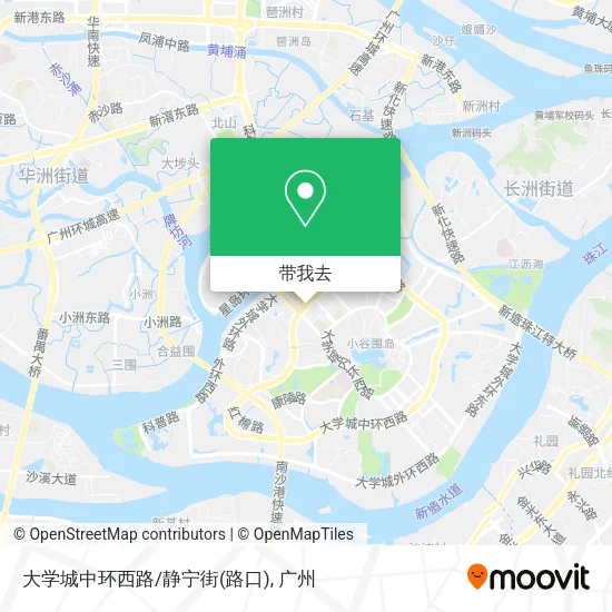 大学城中环西路/静宁街(路口)地图