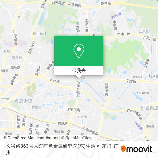 长兴路363号大院有色金属研究院(东)生活区-东门地图