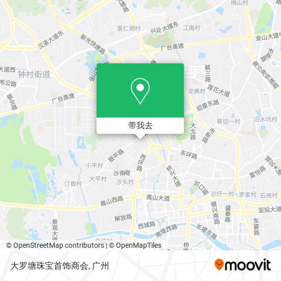大罗塘珠宝首饰商会地图