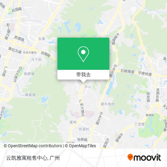 云凯雅寓租售中心地图