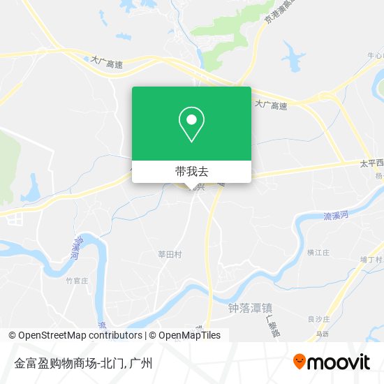 金富盈购物商场-北门地图