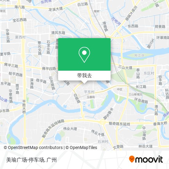 美瑜广场-停车场地图