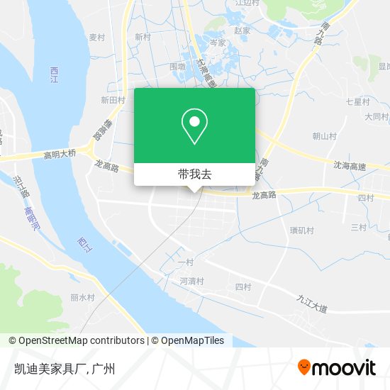 凯迪美家具厂地图