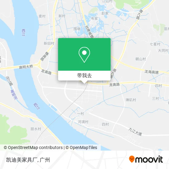 凯迪美家具厂地图