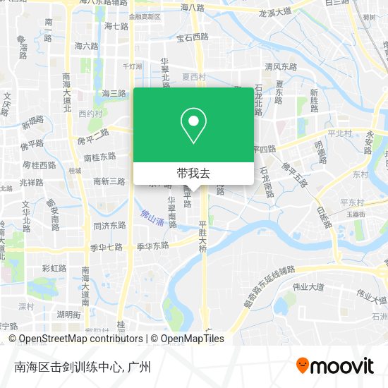 南海区击剑训练中心地图