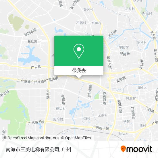 南海市三美电梯有限公司地图