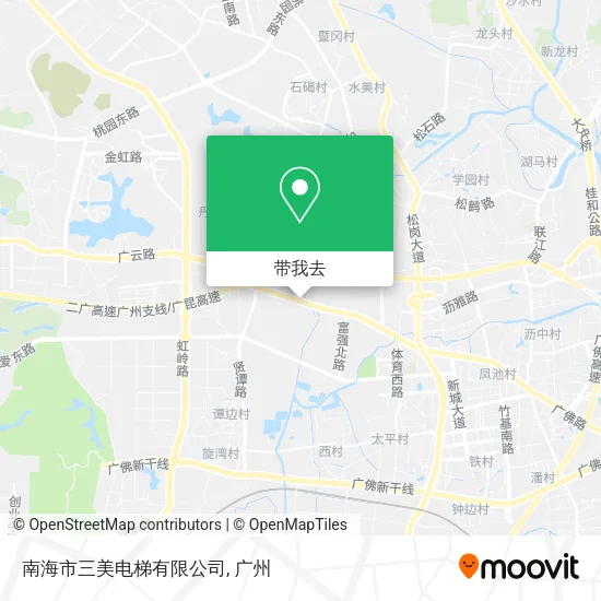 南海市三美电梯有限公司地图
