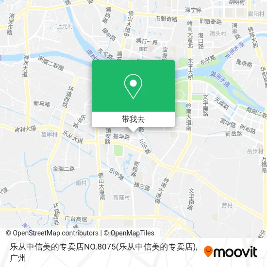 乐从中信美的专卖店NO.8075地图