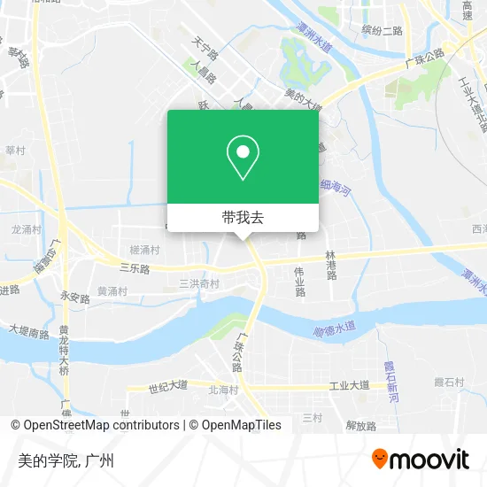 美的学院地图