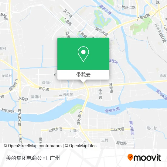 美的集团电商公司地图
