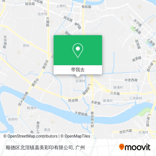 顺德区北滘镇嘉美彩印有限公司地图