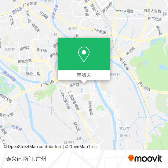 泰兴记-南门地图