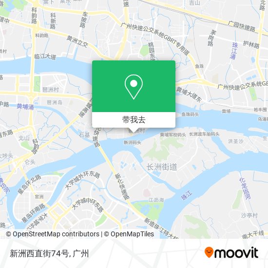 新洲西直街74号地图