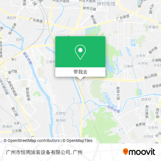 广州市恒周涂装设备有限公司地图