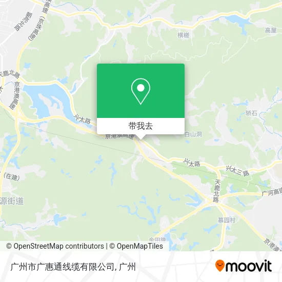 广州市广惠通线缆有限公司地图