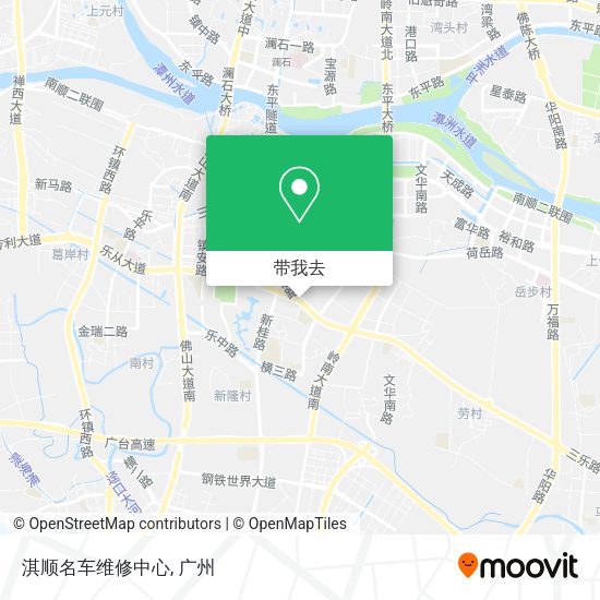 淇顺名车维修中心地图