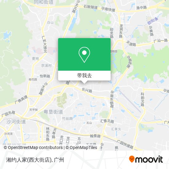湘约人家(西大街店)地图
