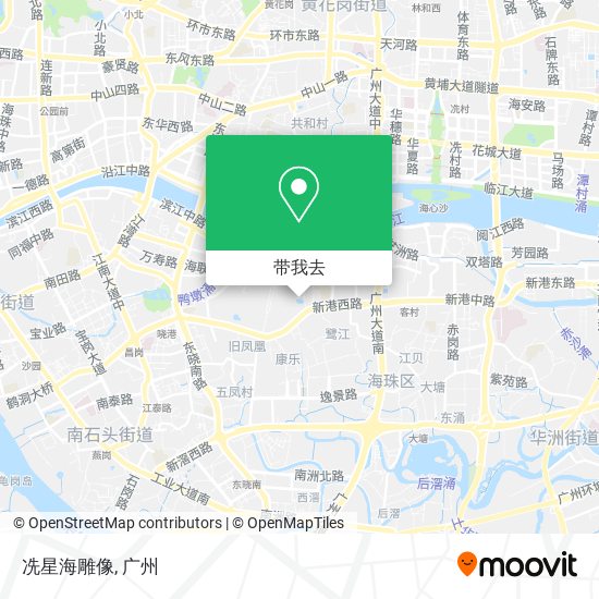 冼星海雕像地图