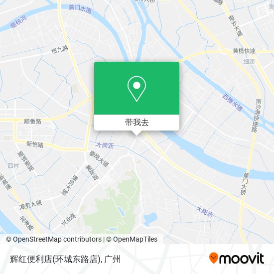 辉红便利店(环城东路店)地图