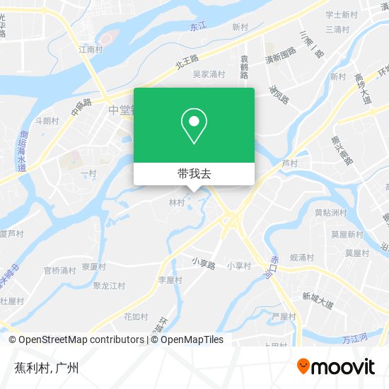 蕉利村地图