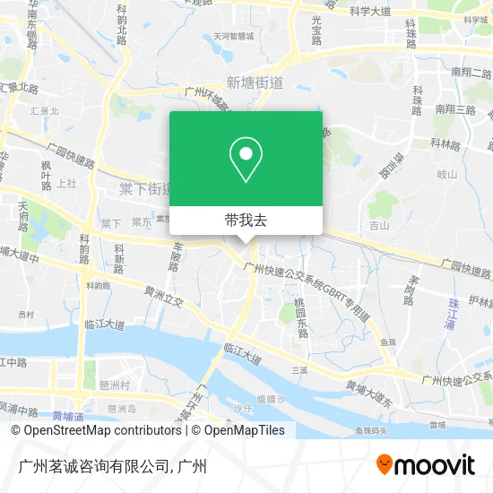 广州茗诚咨询有限公司地图