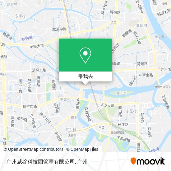 广州威谷科技园管理有限公司地图