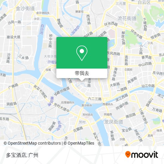 多宝酒店地图
