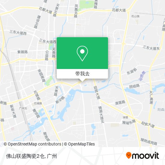 佛山联盛陶瓷2仓地图