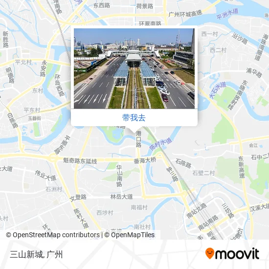 三山新城地图